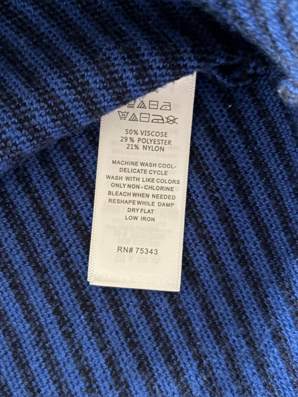 Cynthia Rowley Chevron Striped
Mock Neck Sweater - Picture 4 of 5